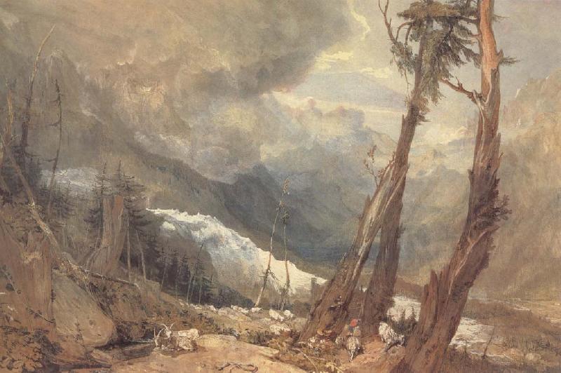 J.M.W. Turner Mer de Glace,in the Valley of Chamouni,Switzerland France oil painting art